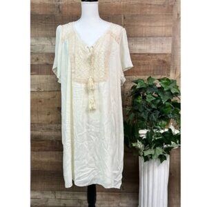Size 3X Off White Creme Rue Juju Dress
